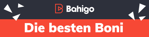 Bahigo Logo mit Die besten Boni